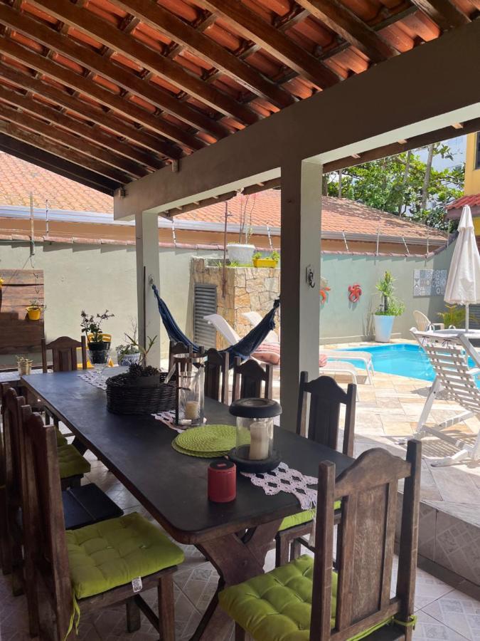 Lindo Sobrado Amarelo -Proximo A Praia Mongagua Bagian luar foto